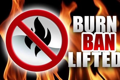 Burn Ban Lifted