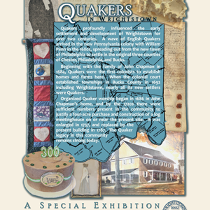 Quaker Exhibit Poster Letter Size With Bkgd