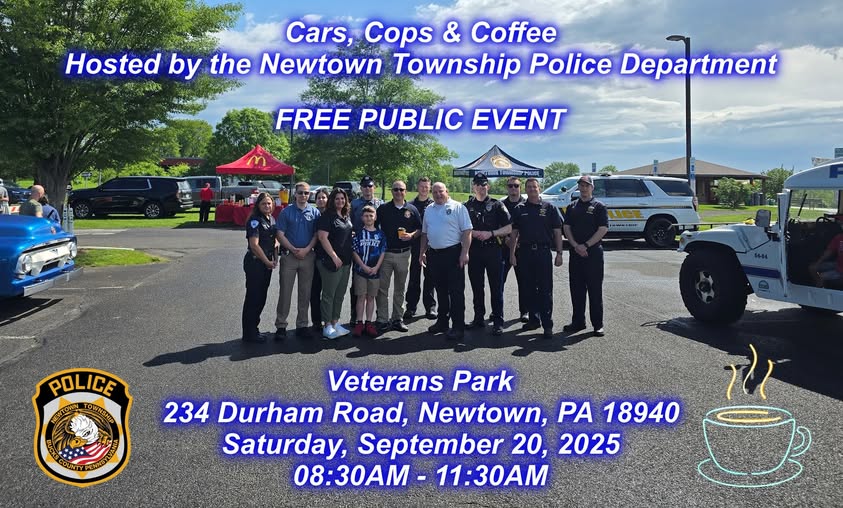 Newtown Police Coffee Cars