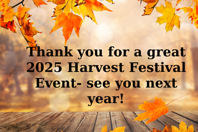 Harvest Fest 2025- Thank you to the Sponsors and all of the Volunteers!