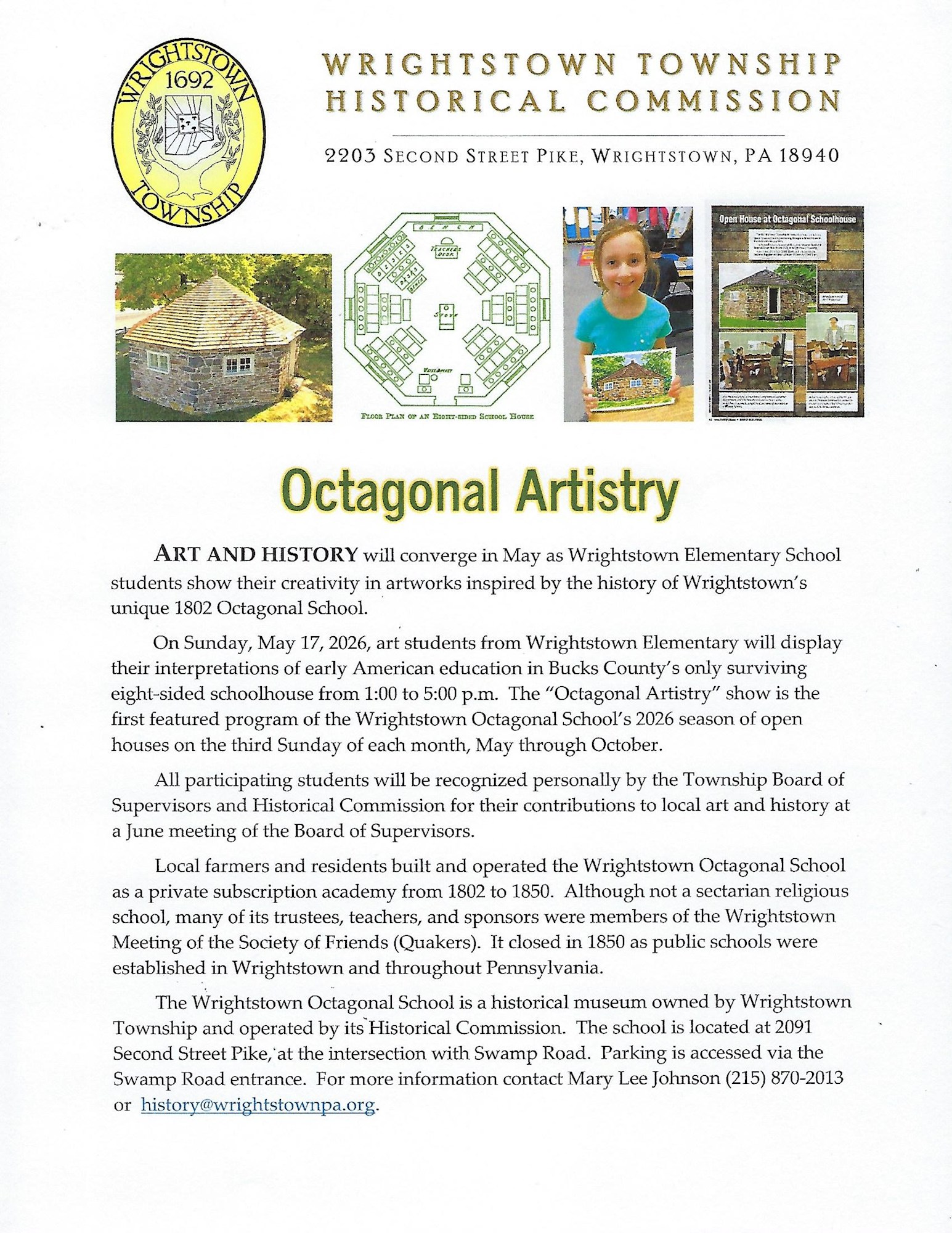 Octagonal Artistry at the Wrightstown Octagonal School House