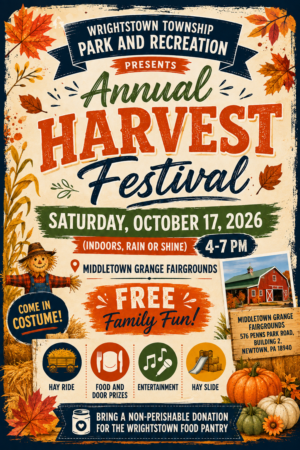Save the Date- Harvest Festival on 10/17!